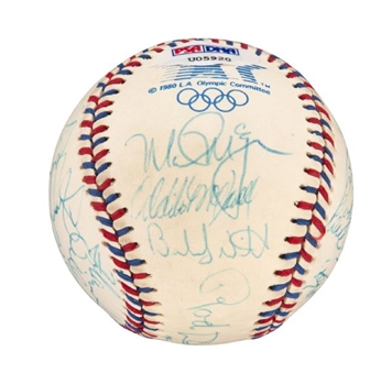 1984 U.S. Olympic Team Ball with 20 Signatures Including a Pre-Rookie McGwire